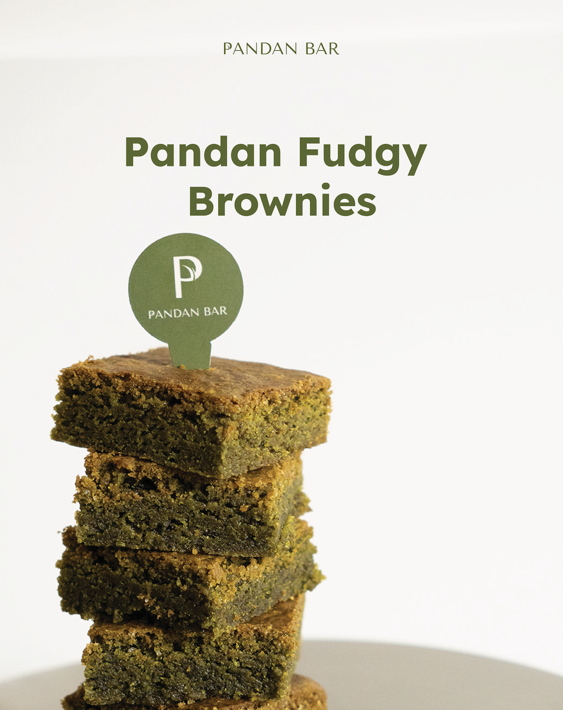 Pandan Fudgy “The O.G.” Brownies