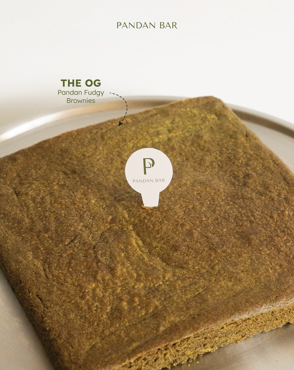 Pandan Fudgy “The O.G.” Brownies