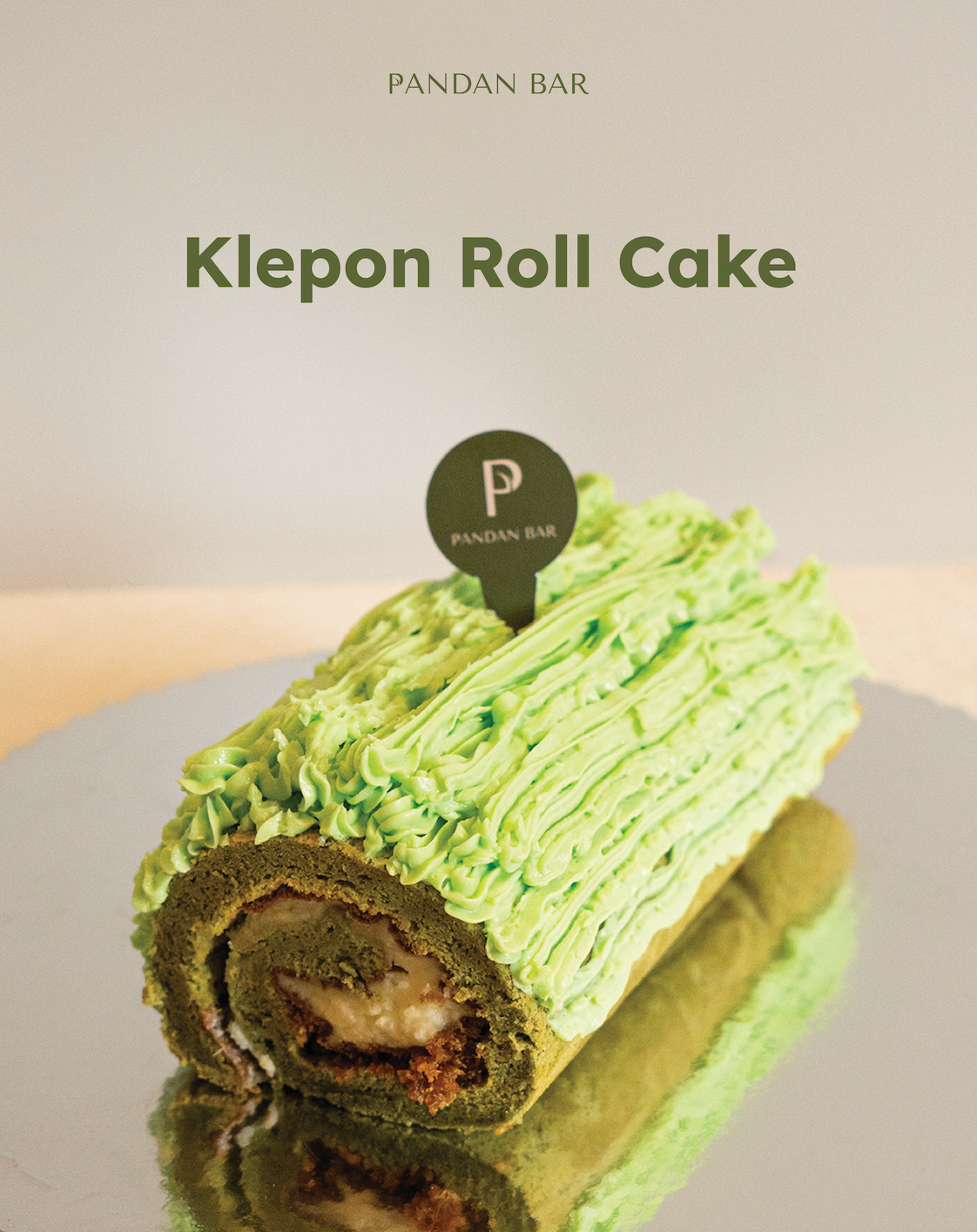 Klepon Roll Cake
