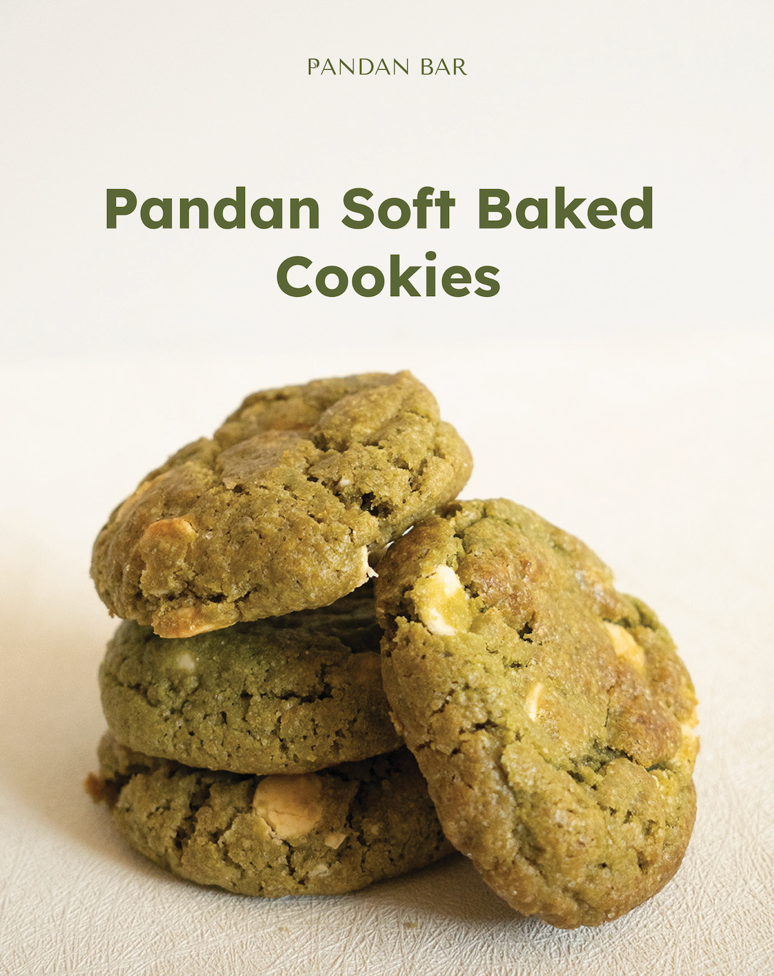 Pandan Soft-baked Cookies (10 pcs)