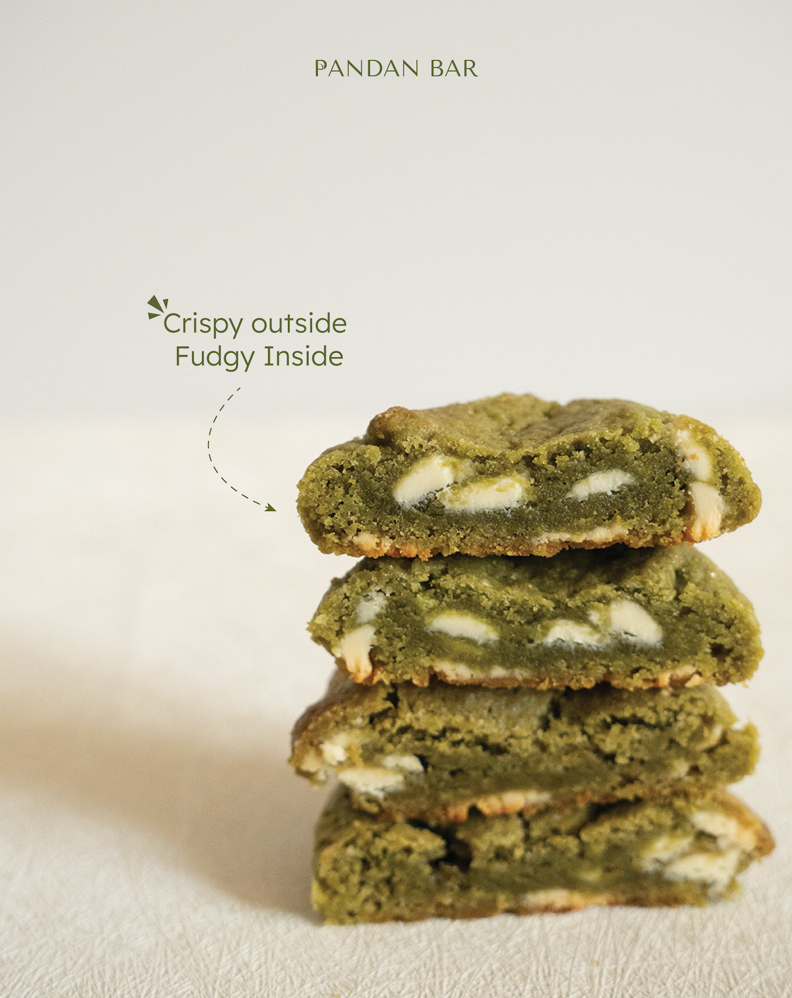 Pandan Soft-baked Cookies (10 pcs)