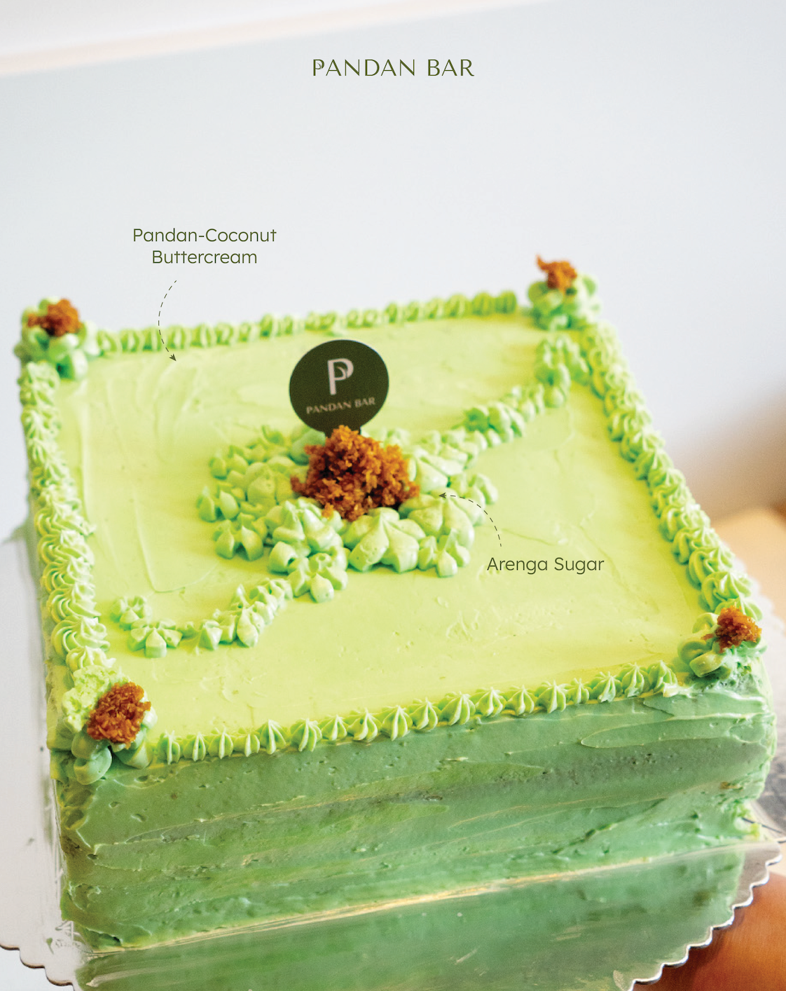 Pandan Klepon Taart