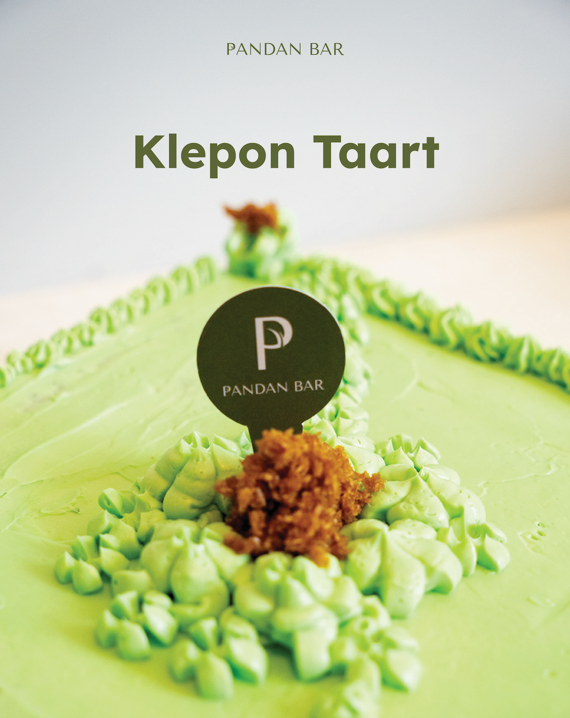 Pandan Klepon Taart